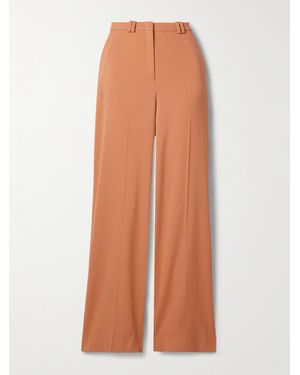 Another Tomorrow Net Sustain Crepe Wide-Leg Trousers - Orange