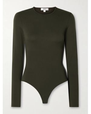 Agolde Aura String-Body Aus Stretch-Jersey - Grün