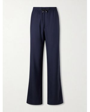 God's True Cashmere Soul Cashmere Straight-Leg Trousers - Blue