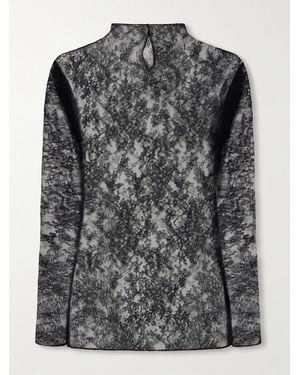 Carine Gilson Lace Top - Black