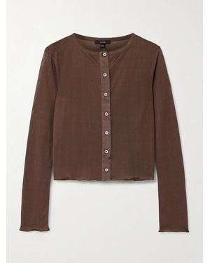 The Park Hazel Pyratex Lyocell Cardigan - Brown