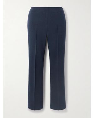 High Sport Geo Louis Cotton-Blend Straight-Leg Trousers - Blue
