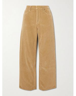 B Sides Elissa Cotton-Corduroy Wide-Leg Pants - Natural