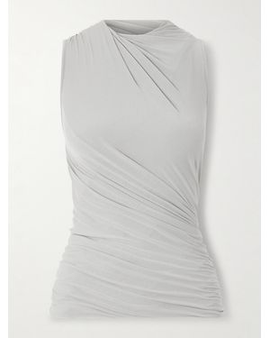 Rick Owens Luna Jersey Tank - White