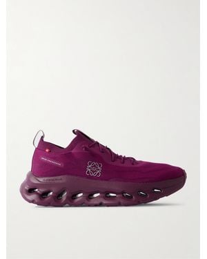 Loewe On Cloudtilt Sneakers Aus Recyceltem Stretch-Strick - Lila
