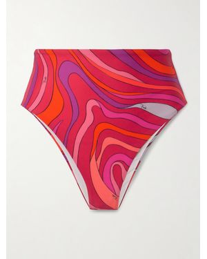 Emilio Pucci Bedrucktes Bikini-Höschen - Pink