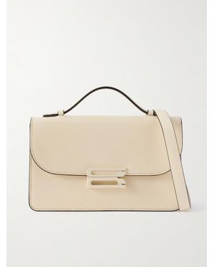 Victoria Beckham B Buckle Mini Leather Shoulder Bag - Natural