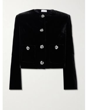 Violante Nessi Kelly Velvet Jacket - Black
