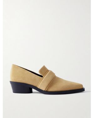Proenza Schouler Bronco Loafers Aus Veloursleder - Natur
