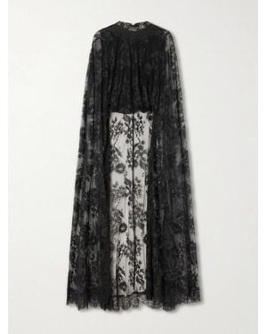 Zimmermann Valiant Sheer Tulle Cotton-Blend Cropped Top - Black