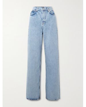 Wardrobe NYC Low-Rise Boyfriend Jeans - Blue