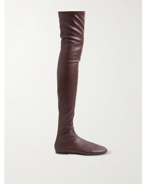Proenza Schouler Tee Over-The-Knee Boots - Red