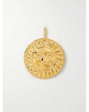 Marina B Soleil 18-karat Gold Emerald Pendant - Metallic