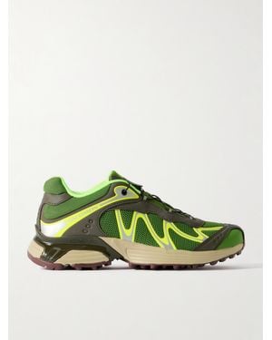 Salomon Xt-Whisper Sneakers Aus Mesh Mit Gummibesätzen - Grün