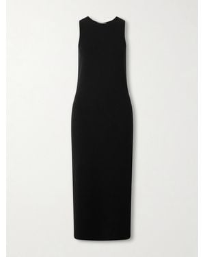 High Sport Devin Wool-Blend Midi Dress - Black