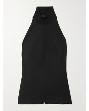 Givenchy Strickoberteil Mit Stehkragen Und Cut-Out - Schwarz