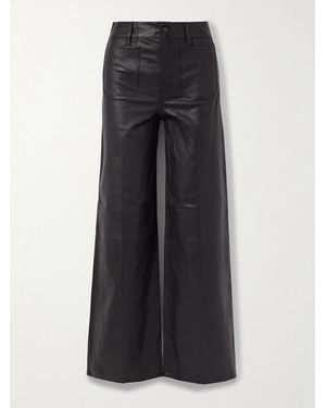FRAME Le Slim Palazzo Modernist Pocket Hose Mit Weitem Bein - Schwarz