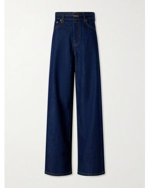 Zimmermann Belted Flared Jeans - Blue