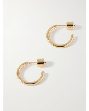 Jennifer Fisher Thread-Plated Hoop Earrings - Natural
