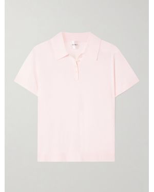 Leset Polo En Laine Mérinos James - Rose