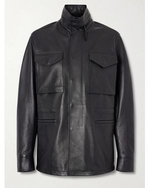 Gabriela Hearst Darwin Leather Jacket - Black