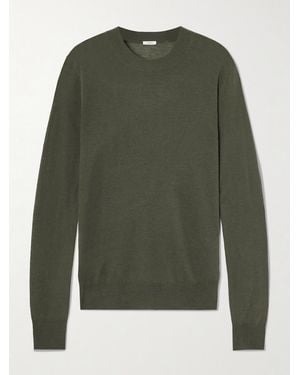 JOSEPH Cashair Kaschmirpullover - Grün