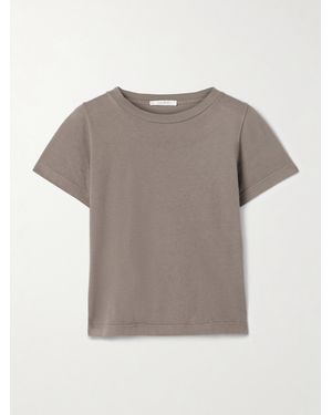 The Row Tori T-Shirt Aus Baumwoll-Jersey - Grau