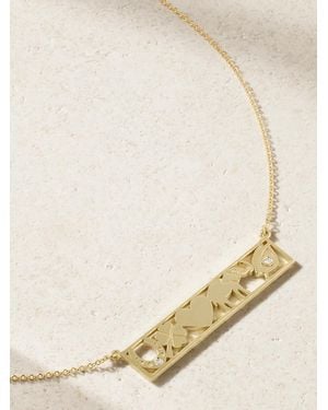 Jennifer Meyer Good Luck 18-Karat Diamond Necklace - Natural