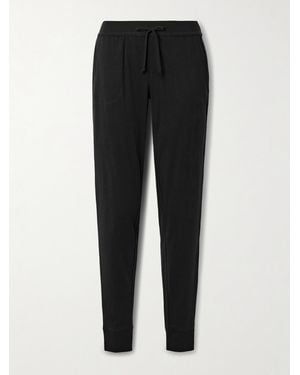 Skin Pyjama-Hose Aus Pima-Baumwoll-Jersey - Schwarz