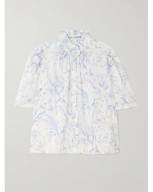 Alix Of Bohemia Winn Ruffled Printed Cotton-Voile Shirt - White