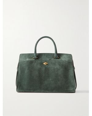 Metier Private Eye Medium Suede Tote - Green