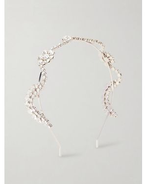 Simone Rocha Crystal-Embellished-Tone Headband - Natural