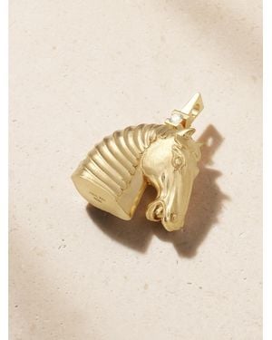 Ole Lynggaard Copenhagen Horse's Head 18-Karat Diamond Pendant - Natural