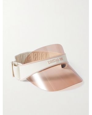 Dior Diorclub V1U Perspex And Cotton-Blend Jacquard Visor - Natur