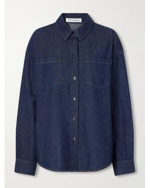 Frankie Shop Deira Denim Shirt - Blue