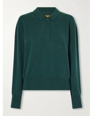 Jamie Haller The Polo Cashmere Polo Jumper - Green