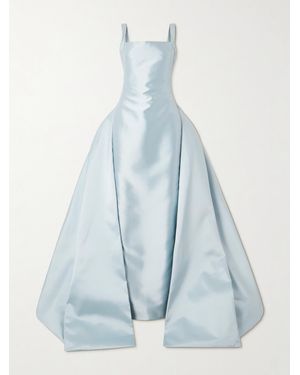 Marmar Halim Robe Du Soir Convertible En Faille - Bleu
