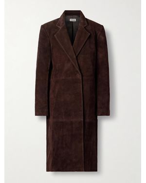 STAUD Sabine Mantel Aus Veloursleder - Braun