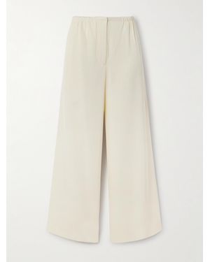 Proenza Schouler Meadow Hose Aus Twill Mit Weitem Bein - Natur