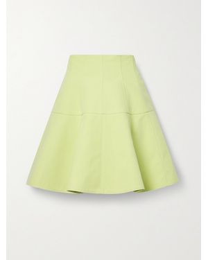 Ulla Johnson Kiara Paneled Cotton Mini Skirt - Yellow