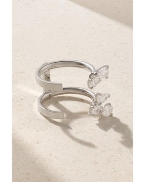Repossi Serti Sur Vide 18-Karat Diamond Ring - Natur