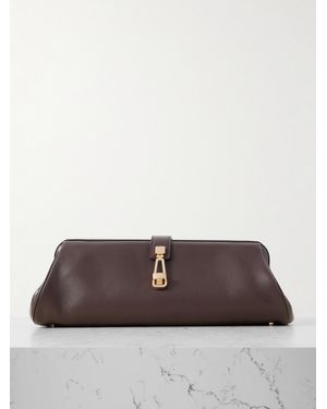 Gabriela Hearst Pochette En Cuir Paola - Marron