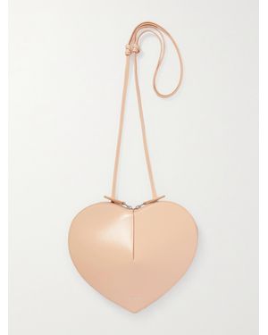 Alaïa Le Coeur Leather Shoulder Bag - Natural