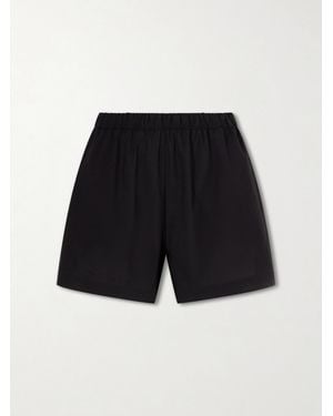 Lido Cotton Shorts - Black
