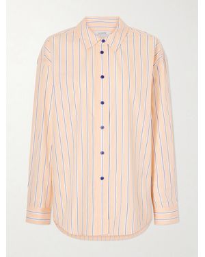 La Ligne Striped Cotton-Poplin Shirt - Natural