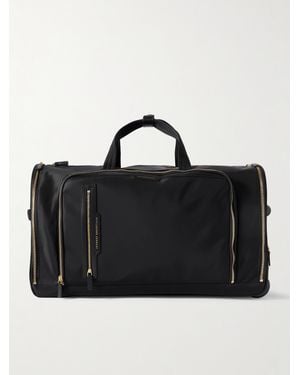 Anya Hindmarch 72 Hour Weekender Aus Econyl Mit Lederbesätzen - Schwarz