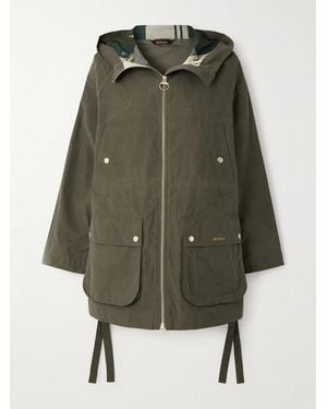 Barbour Middlemarch Hooded Cotton-Blend Parka - Green