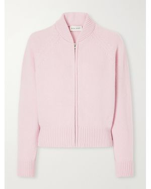 High Sport Velma Wool And Cashmere-Blend Zip-Up Cardigan - Pink
