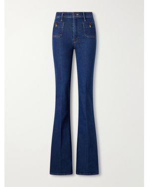 Mother The Patch Pocket Doozy Flared Jeans - Blue