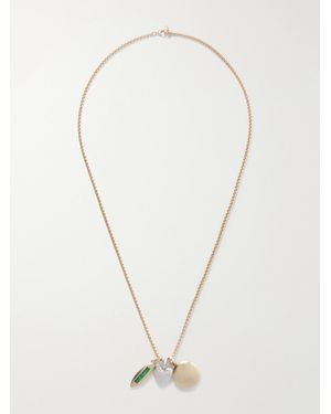 Roxanne Assoulin The Long Token And-Tone Chain Necklace - White